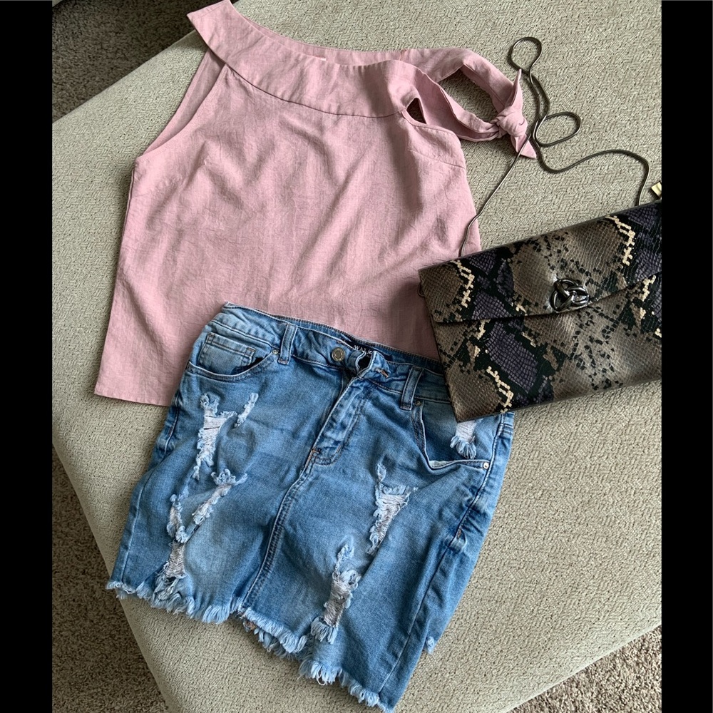 Pink top